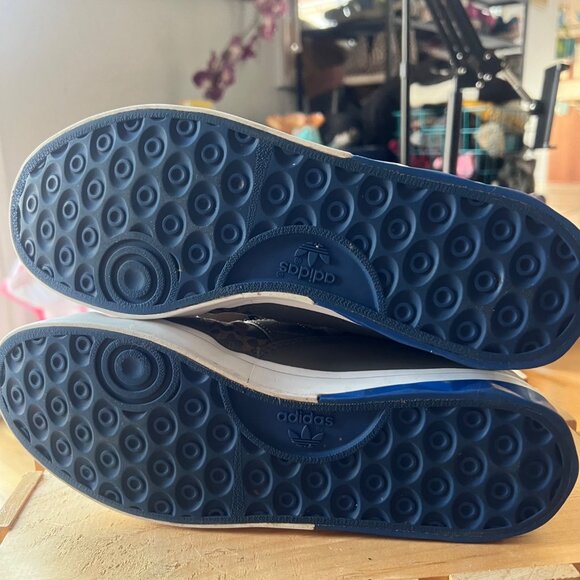 Adidas Originals size 8 Jeremy Scott Gray Floral Slip-On High Top Sneakers - Picture 10 of 14